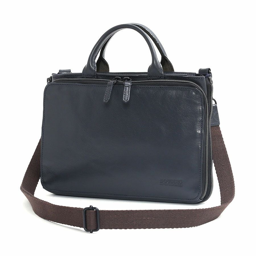 公式】 DOUBLES マチ拡張 スリムショルダーバッグS 牛革 JXG-7346