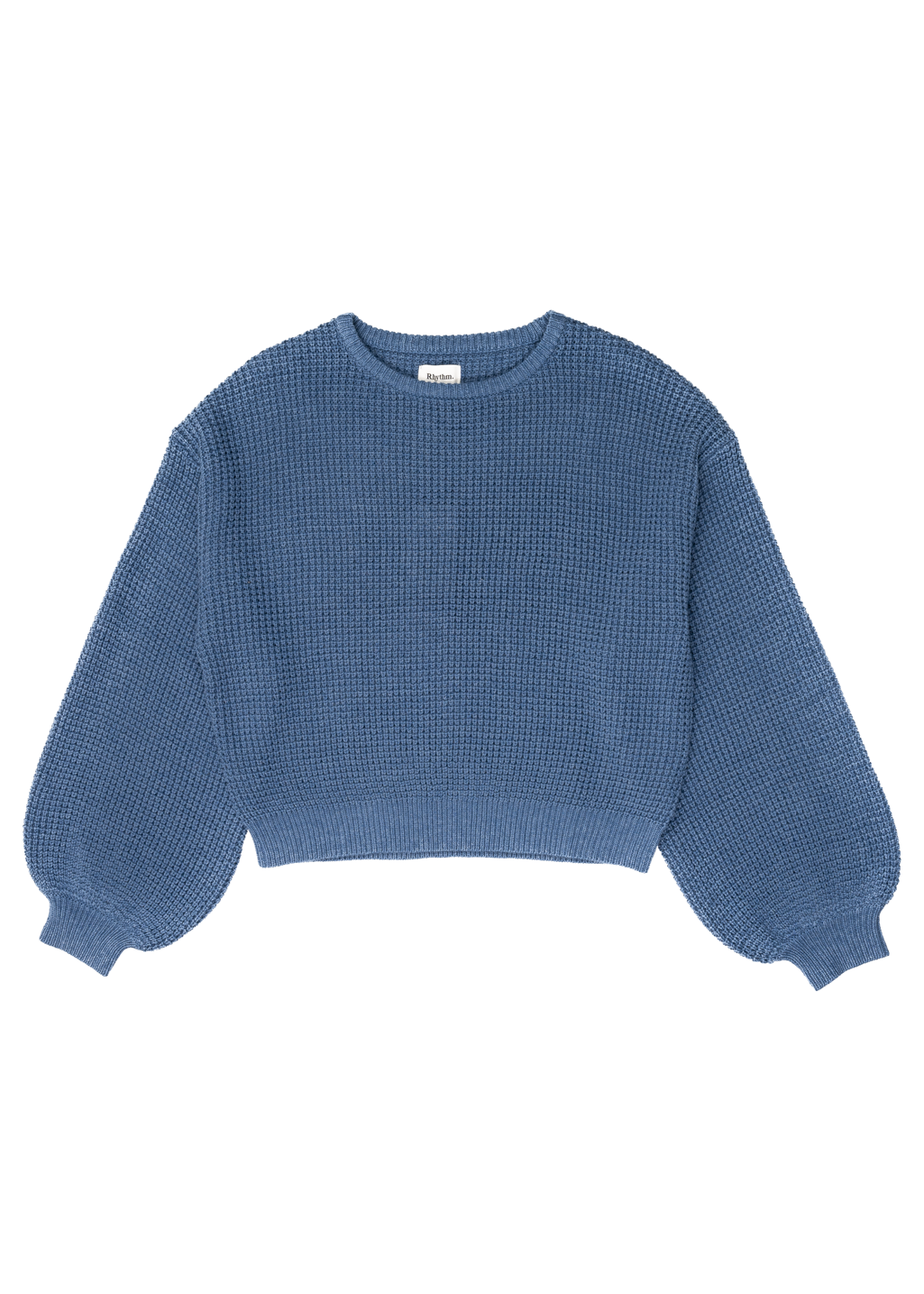 Rhythm - Classic Knit Jumper - Steel Blue | Hardpressed Print