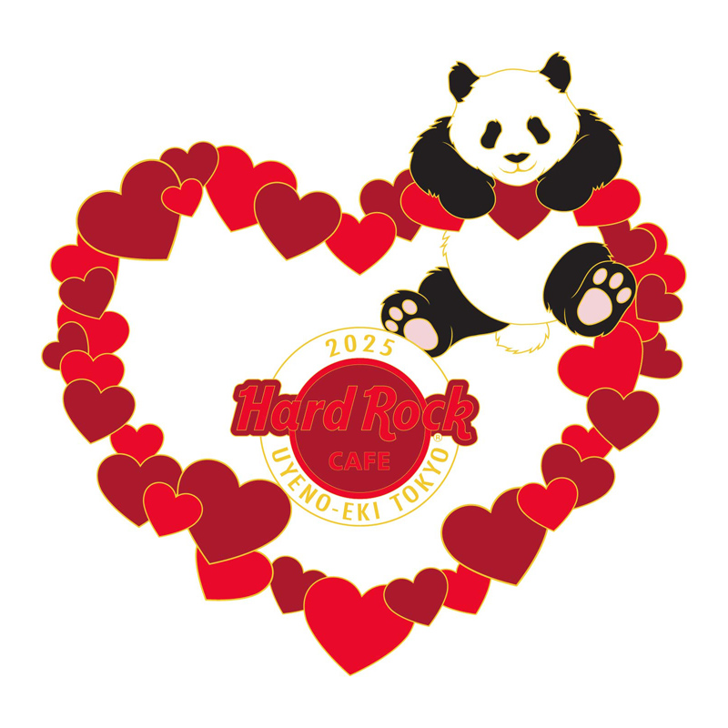 上野店限定 : Heart Panda Pin-Red | Hard Rock Cafe Japan – ハード