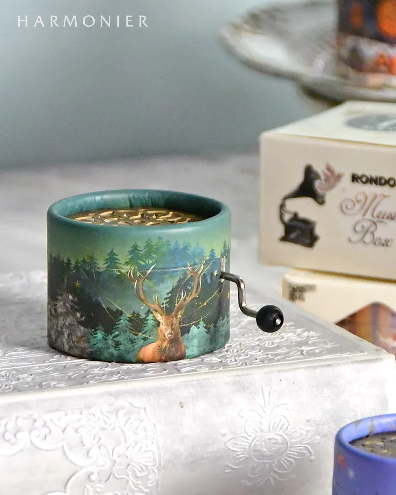 ドイツ製手巻きオルゴール/ディアー｜クリスマス雑貨の通販 ハルモニア