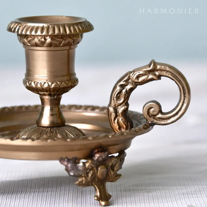 クラシックハンドルテーパーキャンドルホルダー｜クリスマス雑貨の通販