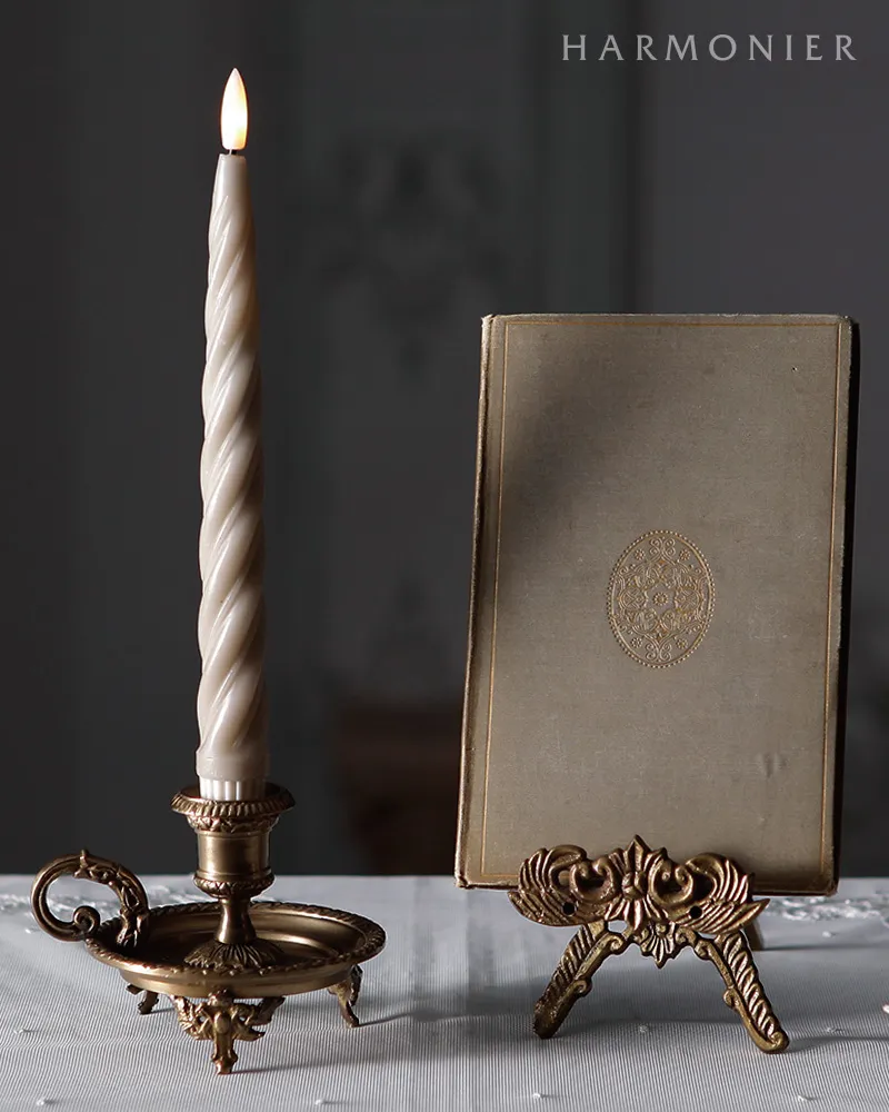 クラシックハンドルテーパーキャンドルホルダー｜クリスマス雑貨の通販