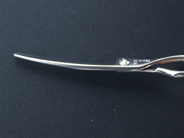 島理研 カーブシザー HI-TEC R-cut65 美容師用 理容師用 トリマー用