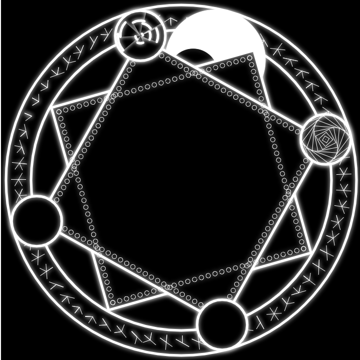 100日後に完成する魔法陣 が完成しました。 | はぅ君プロジェクト