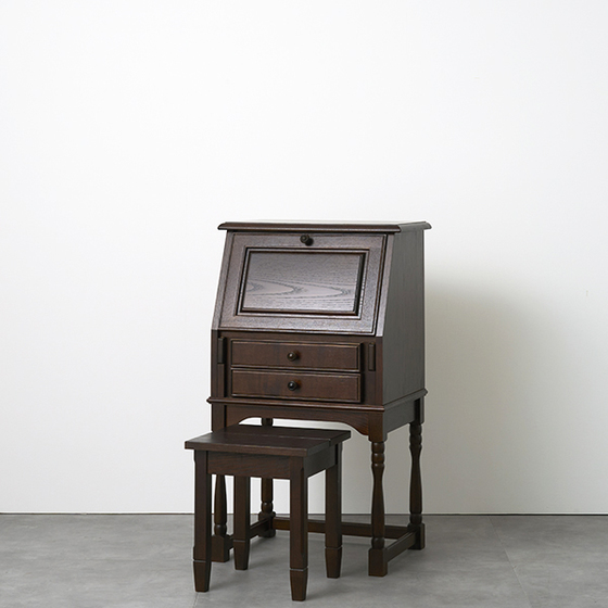 収納家具「ライティングビューロー(スツール付)(COT-102)」 | 葉山家具