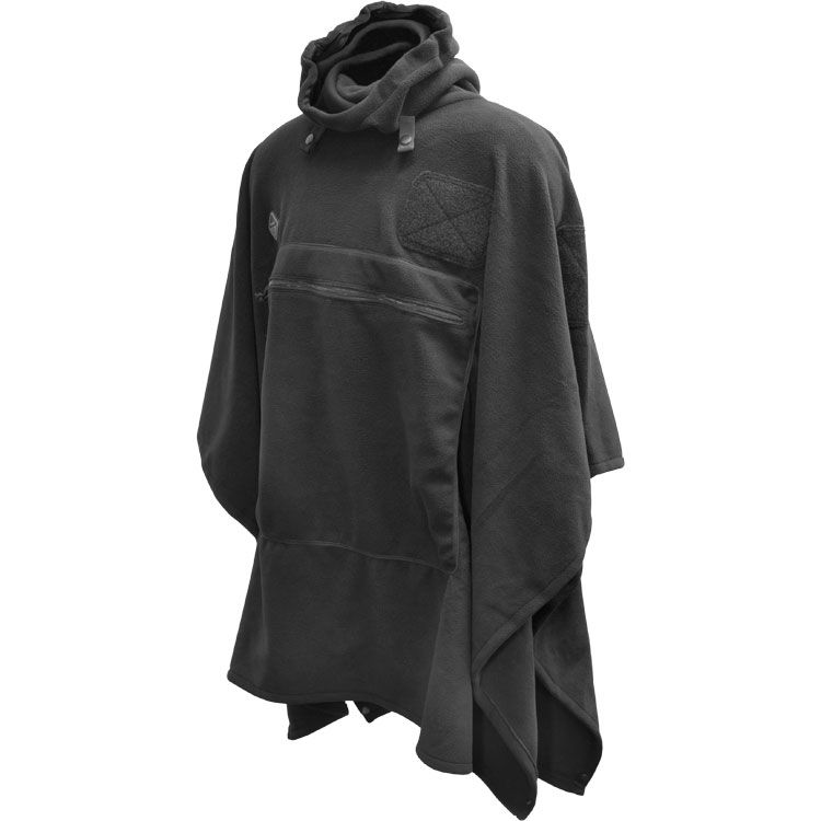 HAZARD 4 Ultra-Plush Packable Fleece Poncho: Cold-Weather