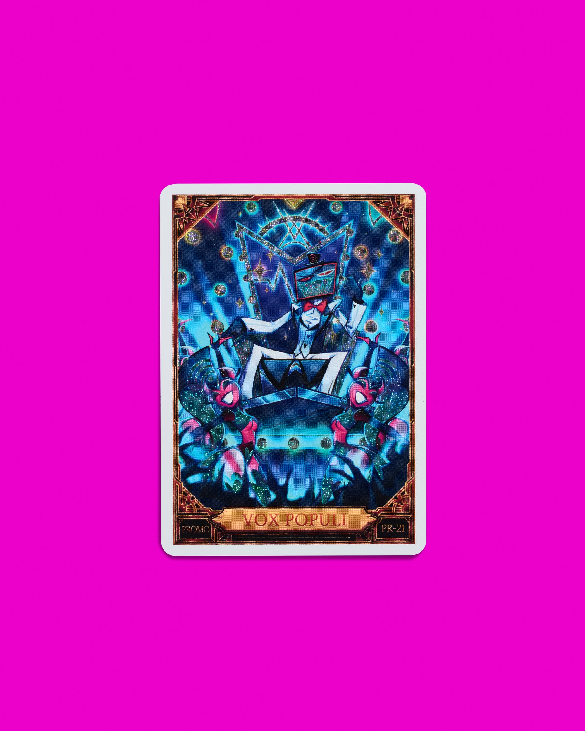 Hazbin Hotel Trading Cards Vox Populi Promo Card (PR-21) | Hazbin