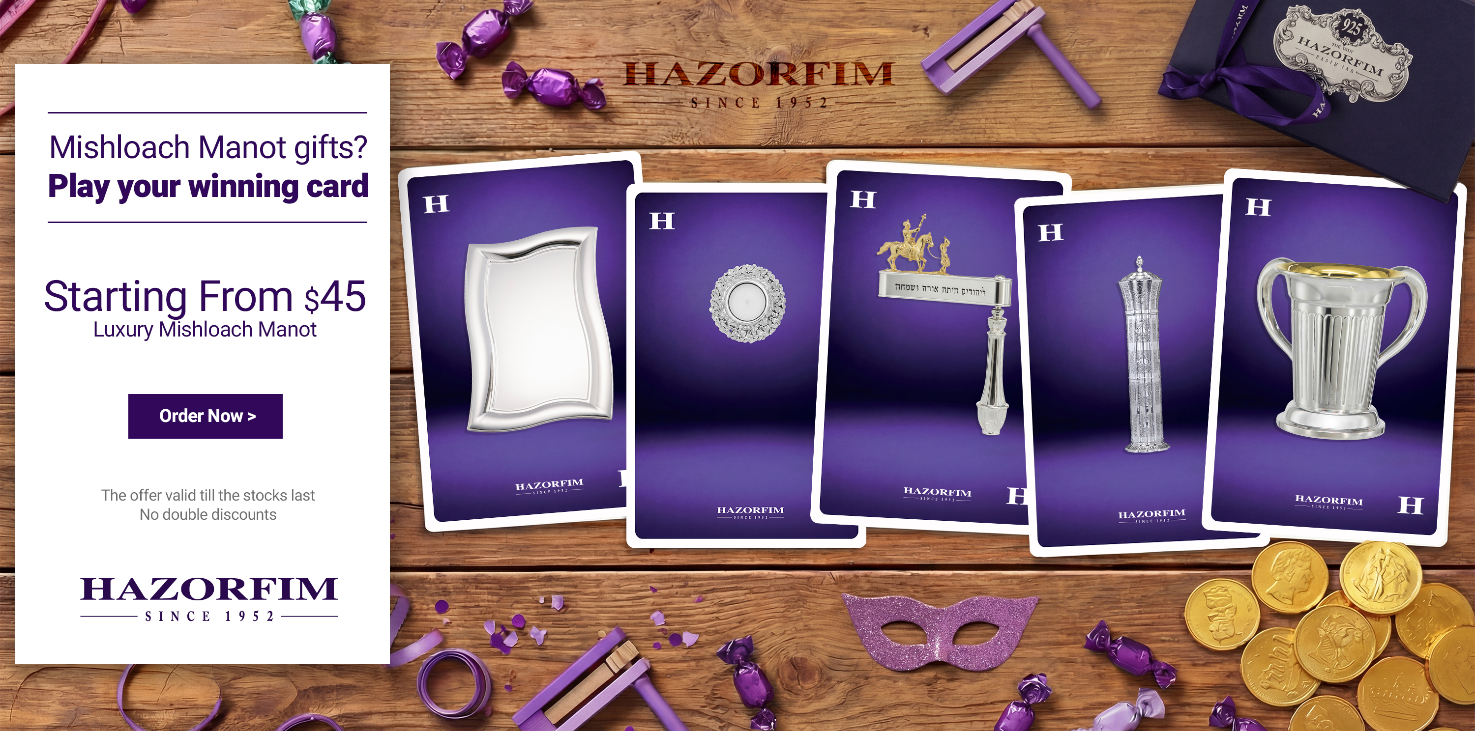 Hazorfim - Handmade Silver Candlesticks, Candelabras And Menorahs