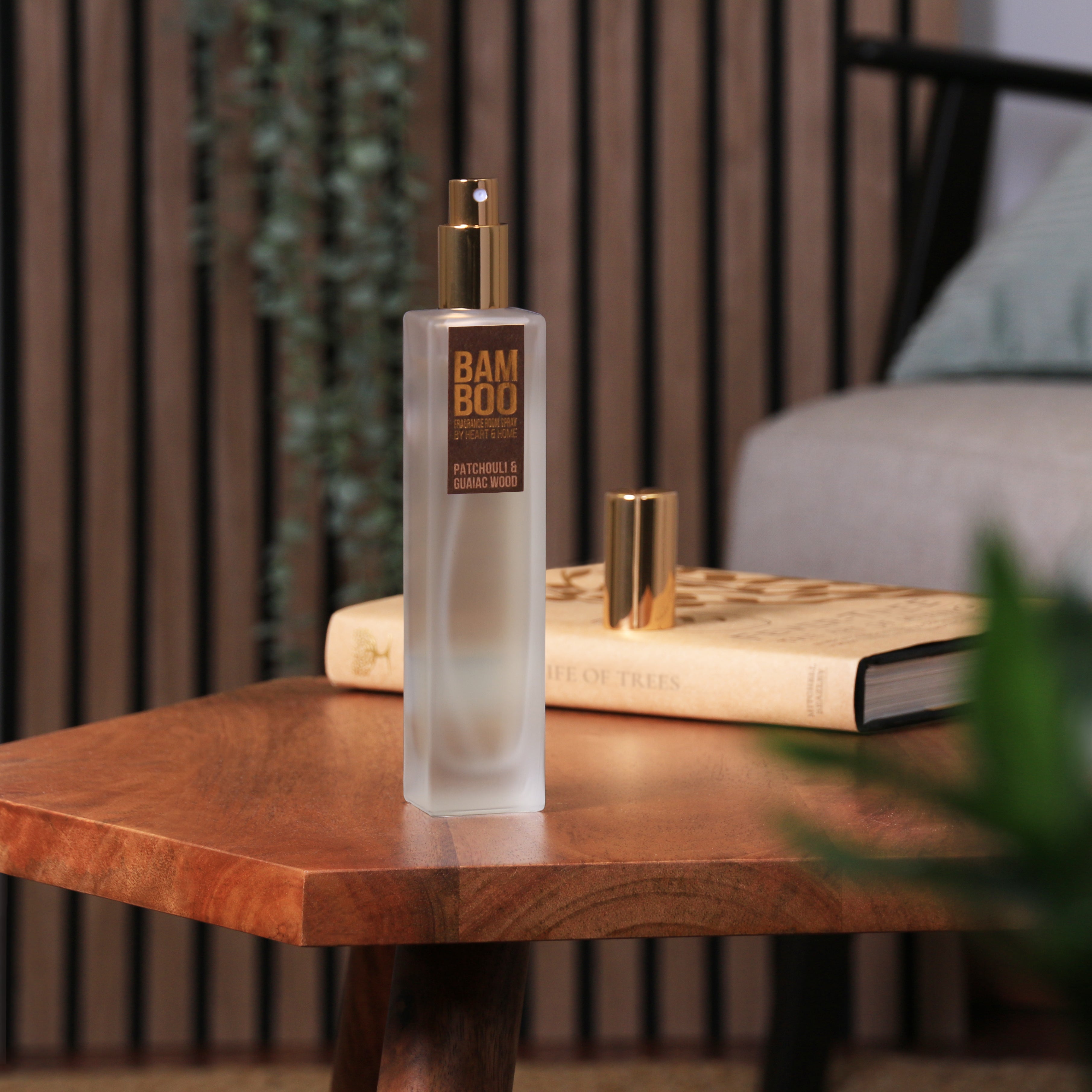 Patchouli & Guaiac Wood Room Spray | Heart & Home Fragrances
