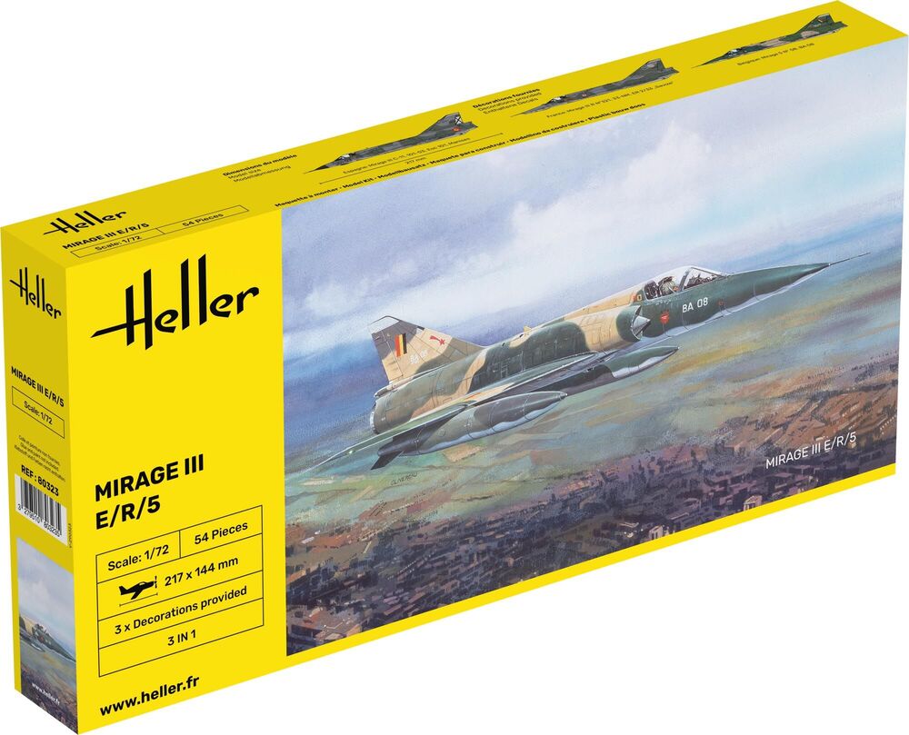 Mirage III E 1/72 – Heller
