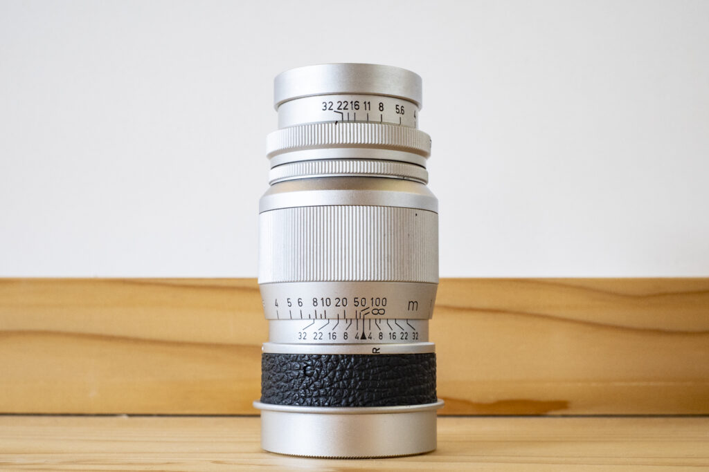 オールドライカ】エルマー 90mm f4と90mmファインダーとズームフードを