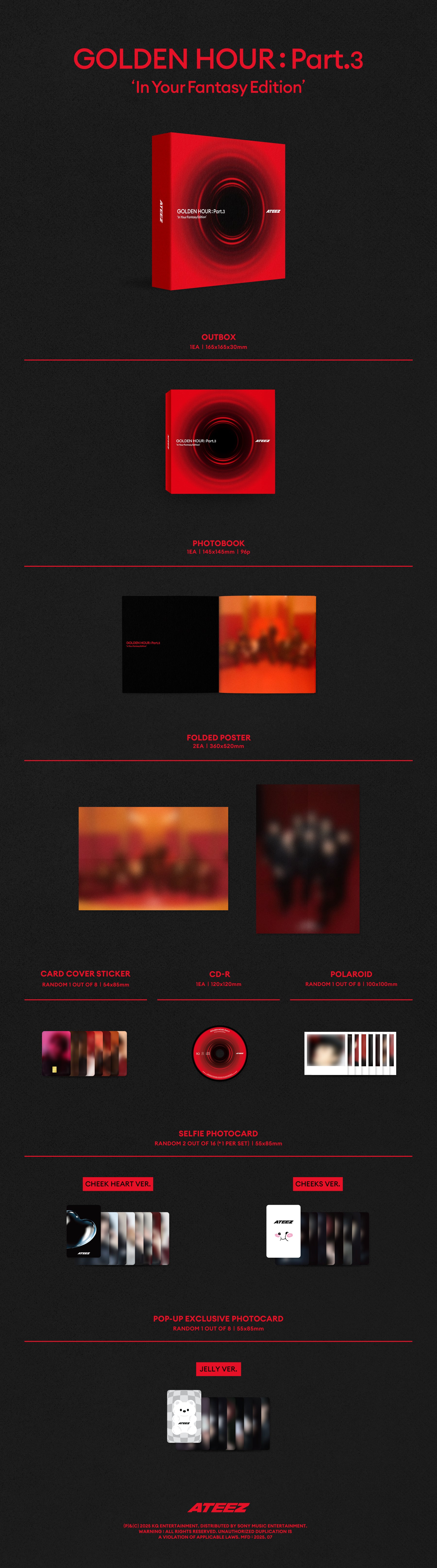 8/6 LA FANSIGN] ATEEZ - GOLDEN HOUR : Part.3 'In Your Fantasy