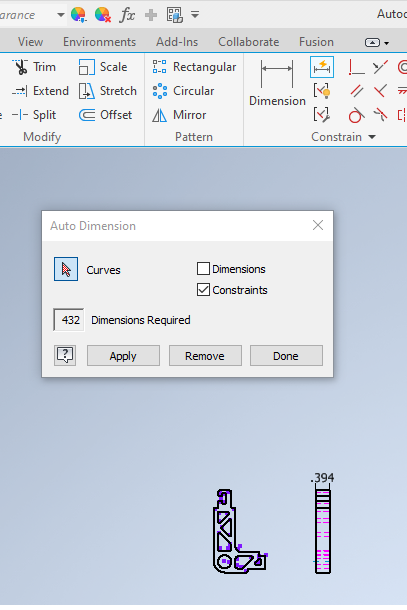 Inventor で 2D ジオメトリから 3D パーツを作成する方法