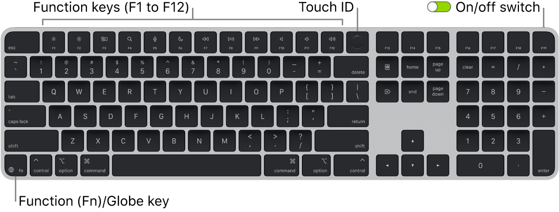Magic Keyboard with Touch ID - Apple Support (AL)