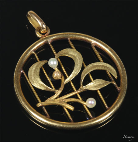 宿り木ペンダント | フランスのアンティークジュエリー HERITAGE