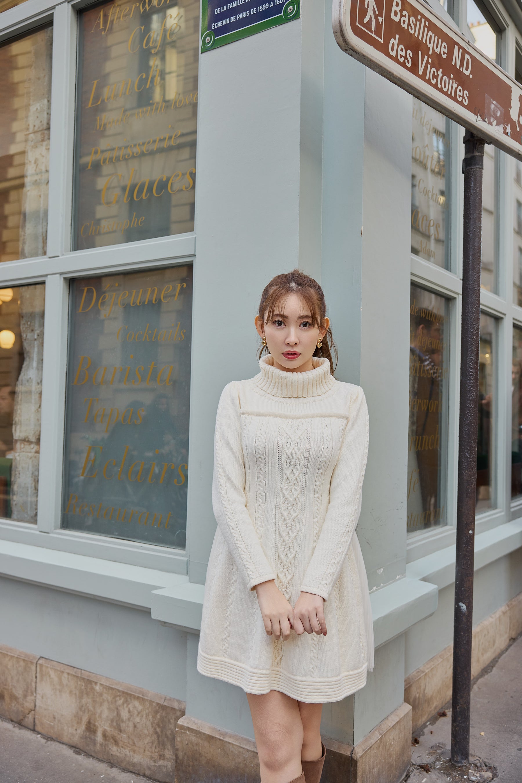 Clara Cable Knit Dress