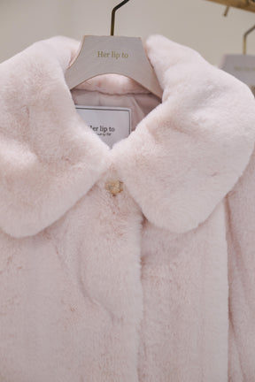 新色】Winter Love Faux Fur Coat