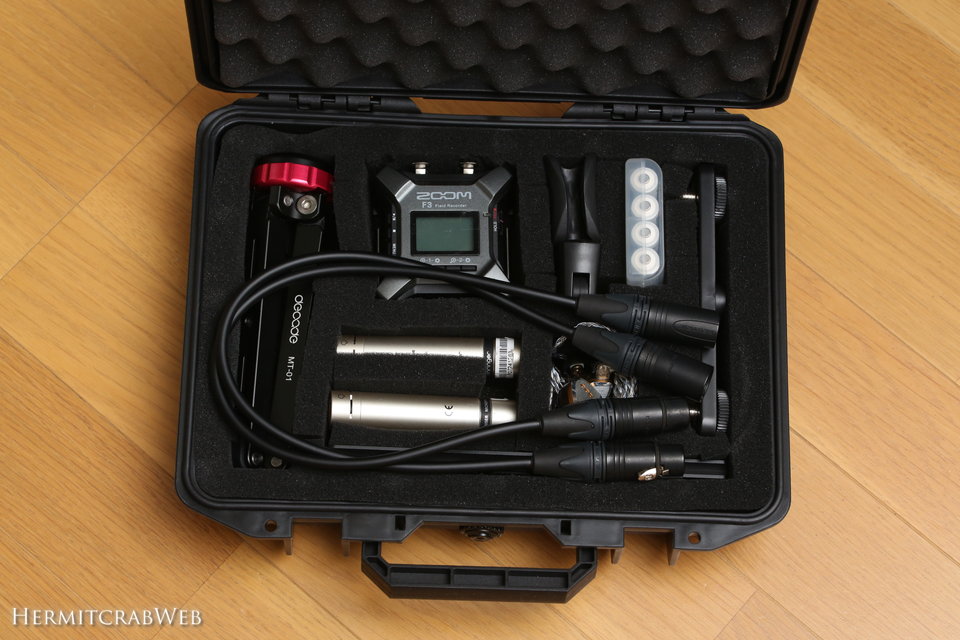 フィールドレコーディング機材一式が入るケースを作る。 | HERMITCRAB
