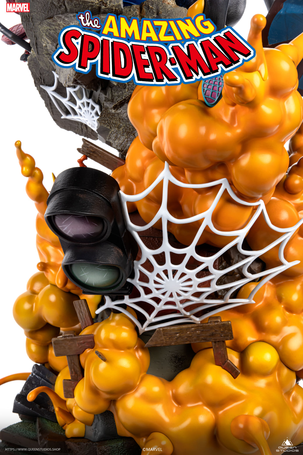 Queen Studios The Amazing Spider-man Spider-verse Trio 1/4 Scale