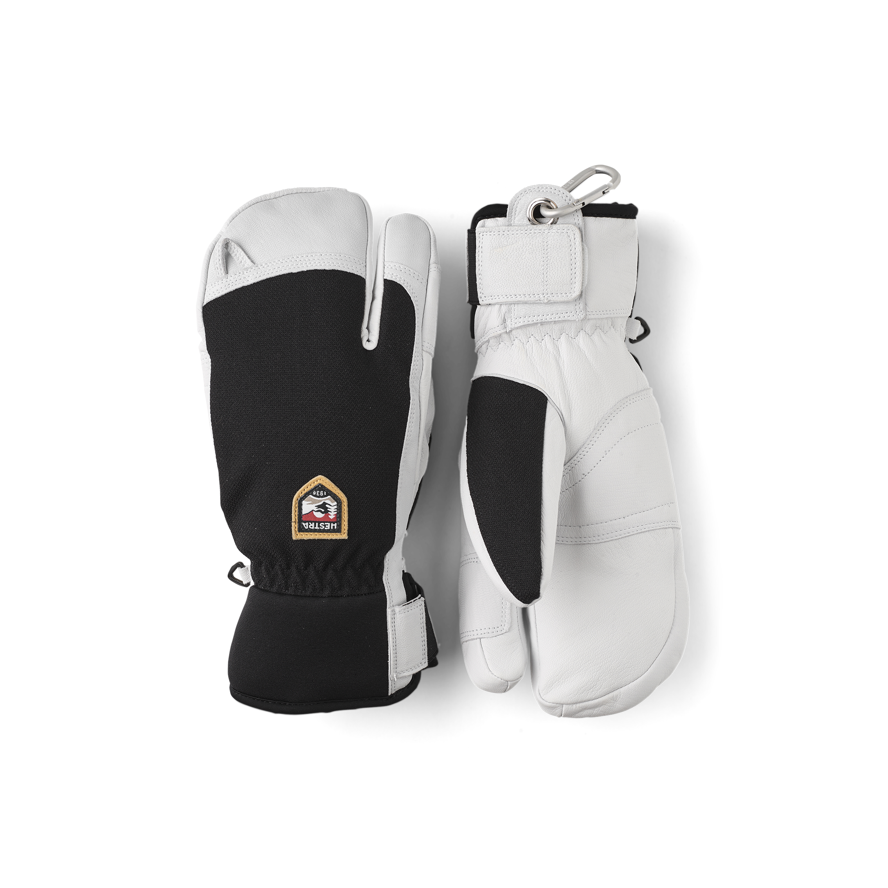 Army Leather Patrol 3-finger - Black | Hestra Gloves