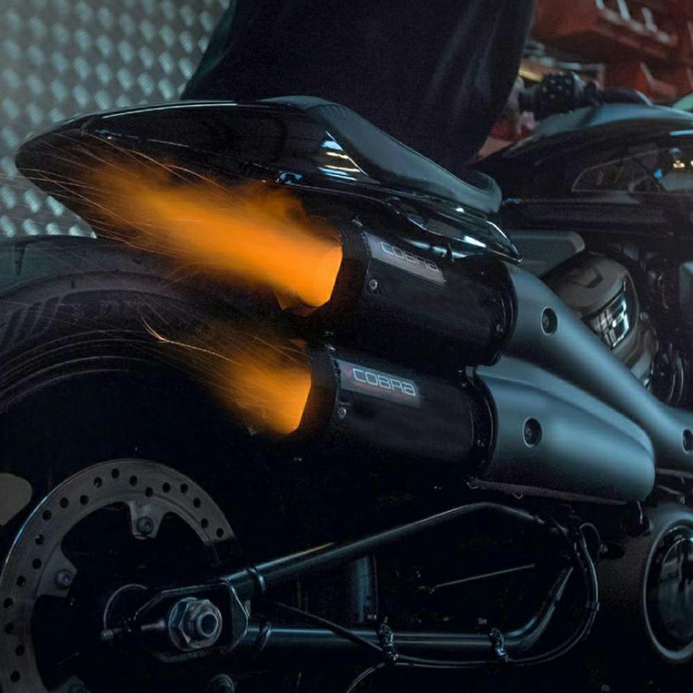 Cobra Sport スポーツスターS ハーフフルエキゾーストマフラー(連結