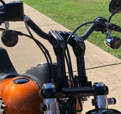 Todds Cycle Big Kahuna 6インチ・プルバックライザー(1インチ径