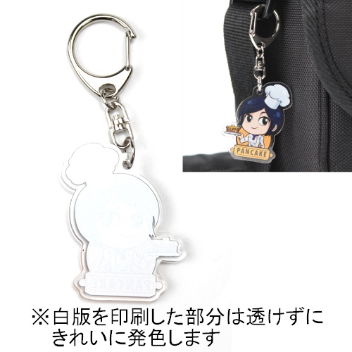 アクリルキーホルダー50×50mm【販促花子ノベルティ】