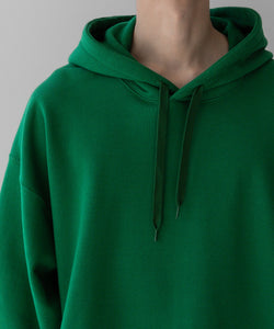 stein / シュタイン】OVERSIZED UNTWISTED YARN SWEAT HOOD LS - GREEN