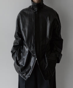 ssstein / シュタイン】LEATHER ZIP JACKET - BLACK | 公式通販サイト