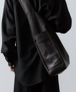 ssstein / シュタイン】LEATHER SHOULDER BAG - BLACK | 公式通販