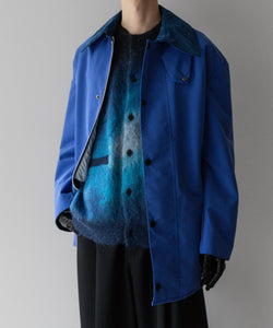 stein / シュタイン】GRADATION MOHAIR KNIT CARDIGAN - BLUE BLACK
