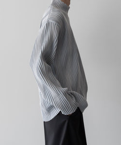 ssstein / シュタイン】OBLIQUE PATTERNED KNIT LS - GREY | 公式通販