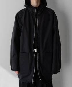 stein / シュタイン】REVERSIBLE HOODED COAT - BLACK | 公式通販