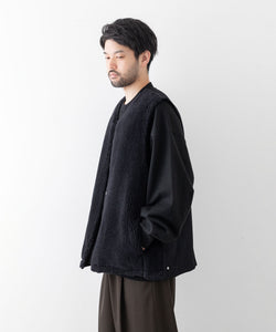 stein / シュタイン】WOOL FUR REVERSIBLE VEST - BLACK | 公式通販