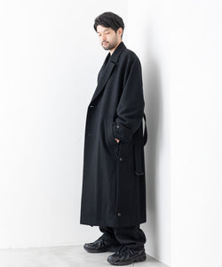 stein / シュタイン】OVERSIZED LAYERED SINGLE COAT - BLACK | 公式