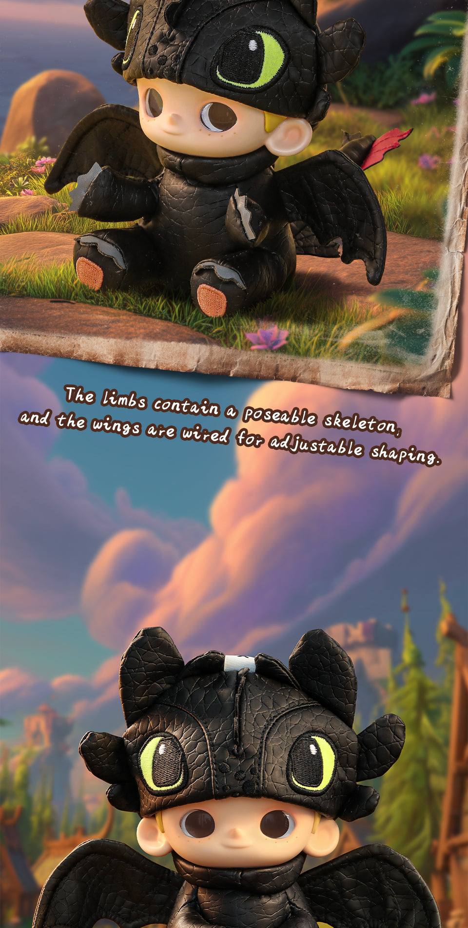 52TOYS NOOK & TOOTHLESS LIMITED EDITION PLUSH TOY