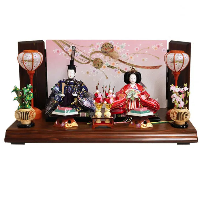 お求めやすい良いお品の雛人形 【 若桜(わかざくら)雛】ひな祭りの