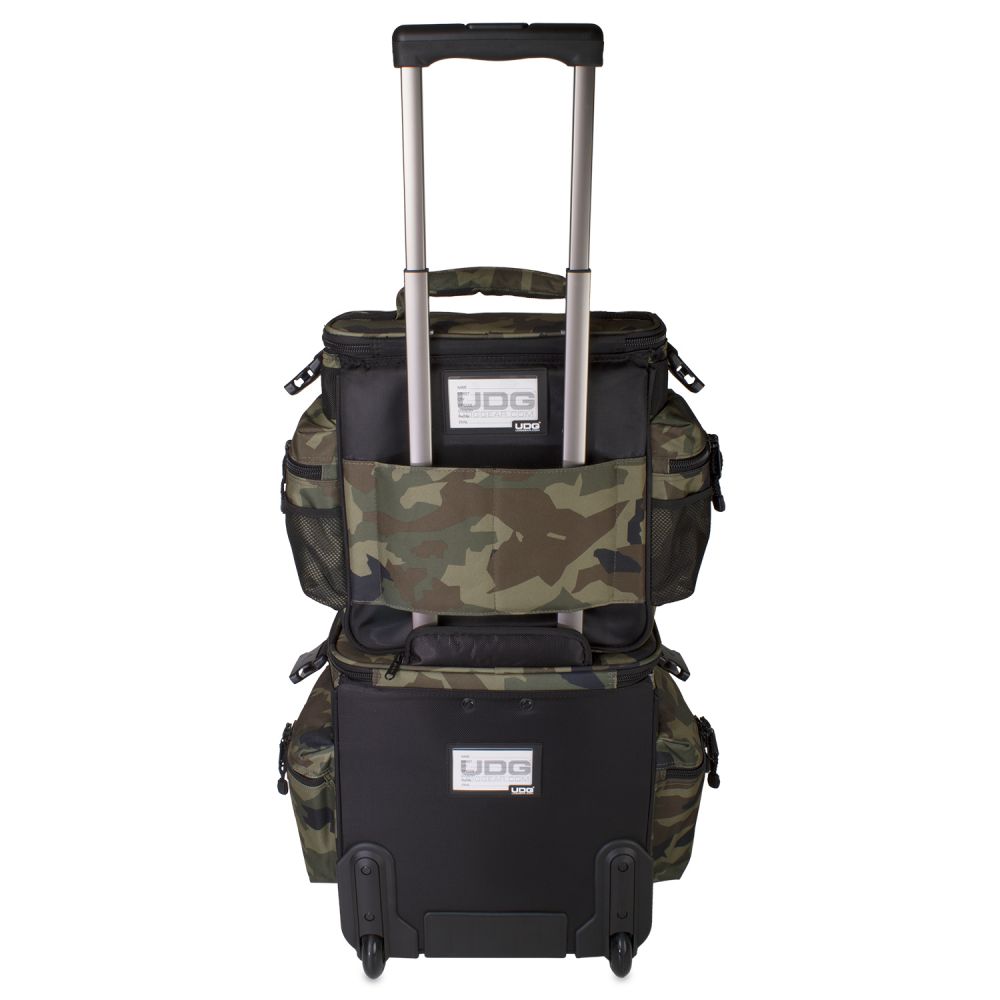 UDG Ultimate SlingBag Trolley Set DeLuxe Black Camo Orange Inside