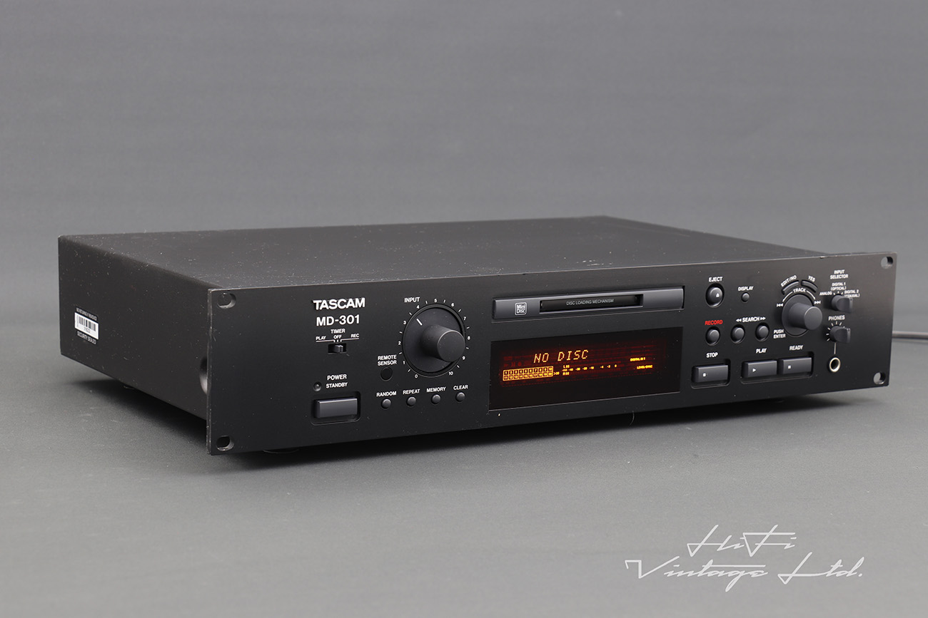 Tascam MD-301 MiniDisc Recorder - HiFi Vintage