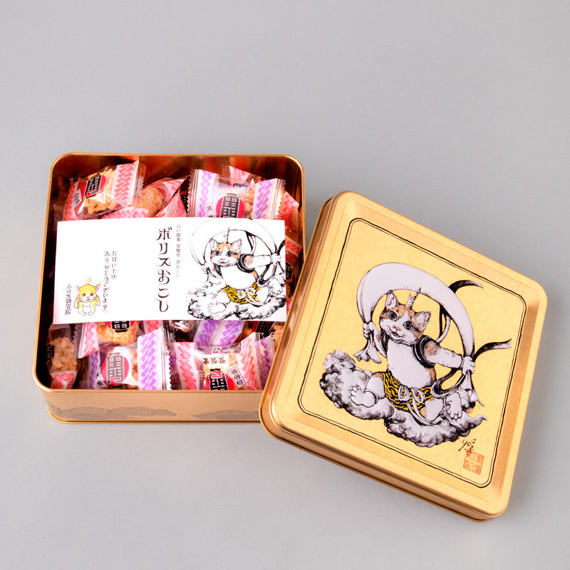 ボリスおこし＆雷様風呂敷・青セット – ボリス雑貨店