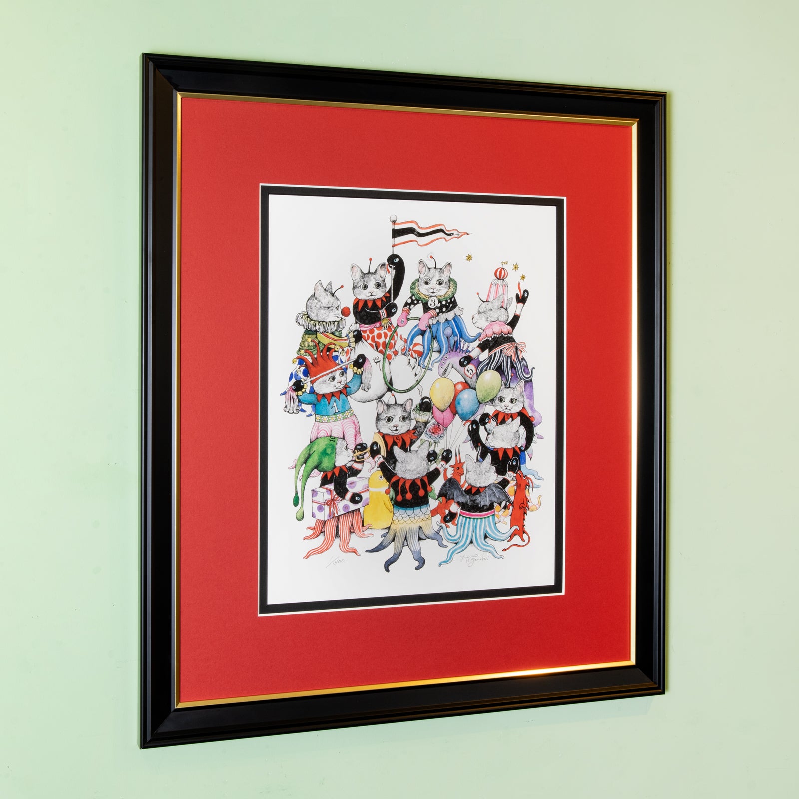 ヒグチユウコ 複製画 ネコちゃんスキ ヒグチユウコ ボリス雑貨店