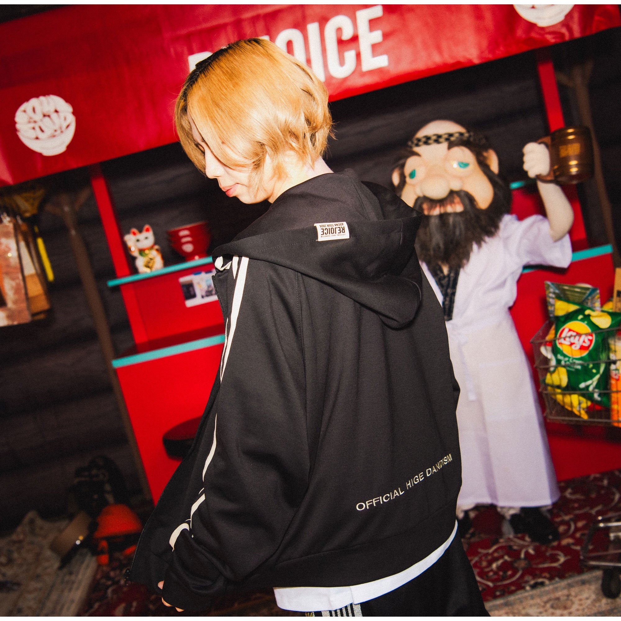 Rejoice Zip-up Hoodie Black – Official髭男dism ONLINE STORE