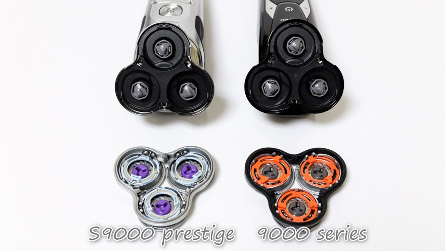 PHILIPS「S9000プレステージ」と「9000/7000/5000シリーズ」の替刃