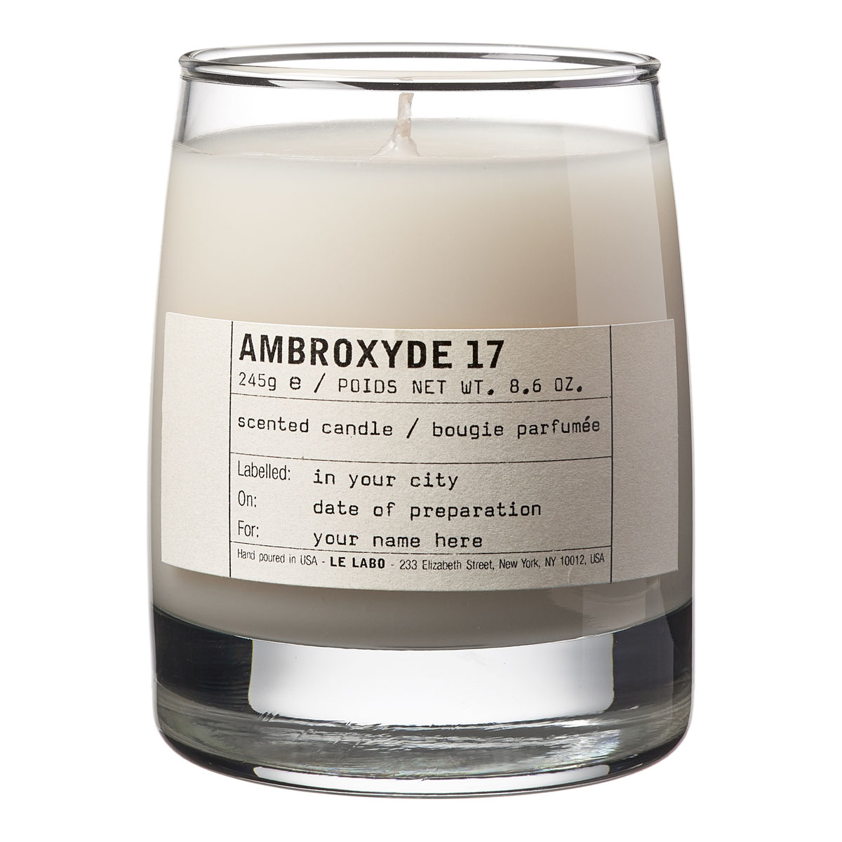 LE LABO 新作キャンドル「AMBROXYDE 17」発売 | HIGHSNOBIETY.JP