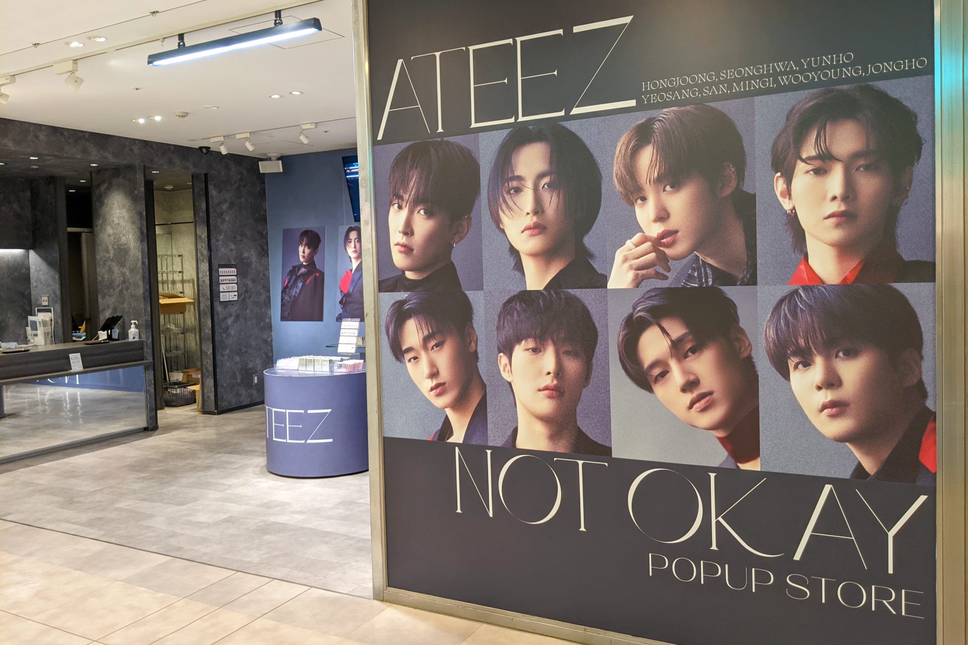 ATEEZ（エイティーズ）が渋谷109をジャック！ ポップアップストアの