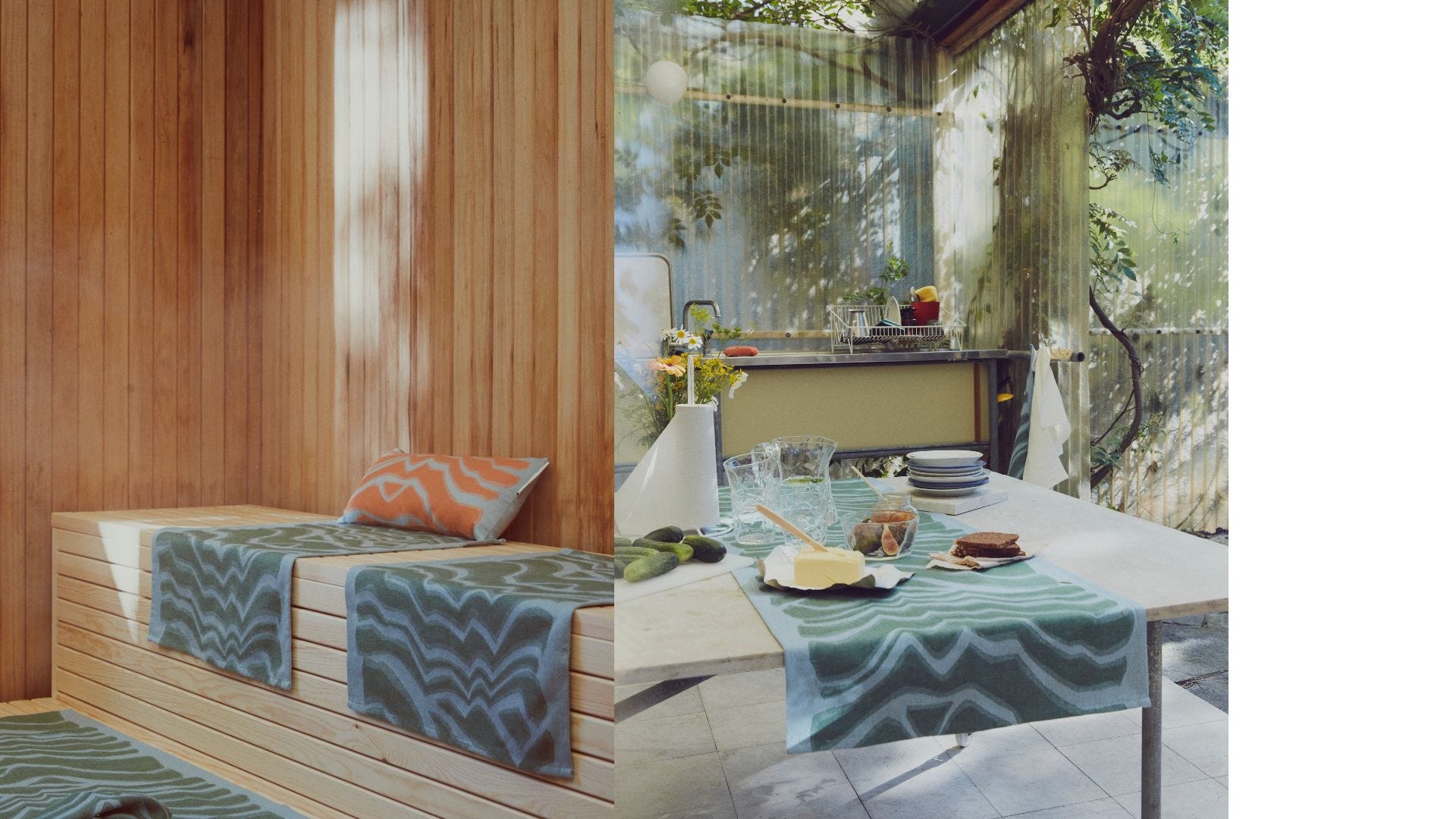 3月1日発売！イケア×マリメッコ。サウナから着想した全26アイテム公開