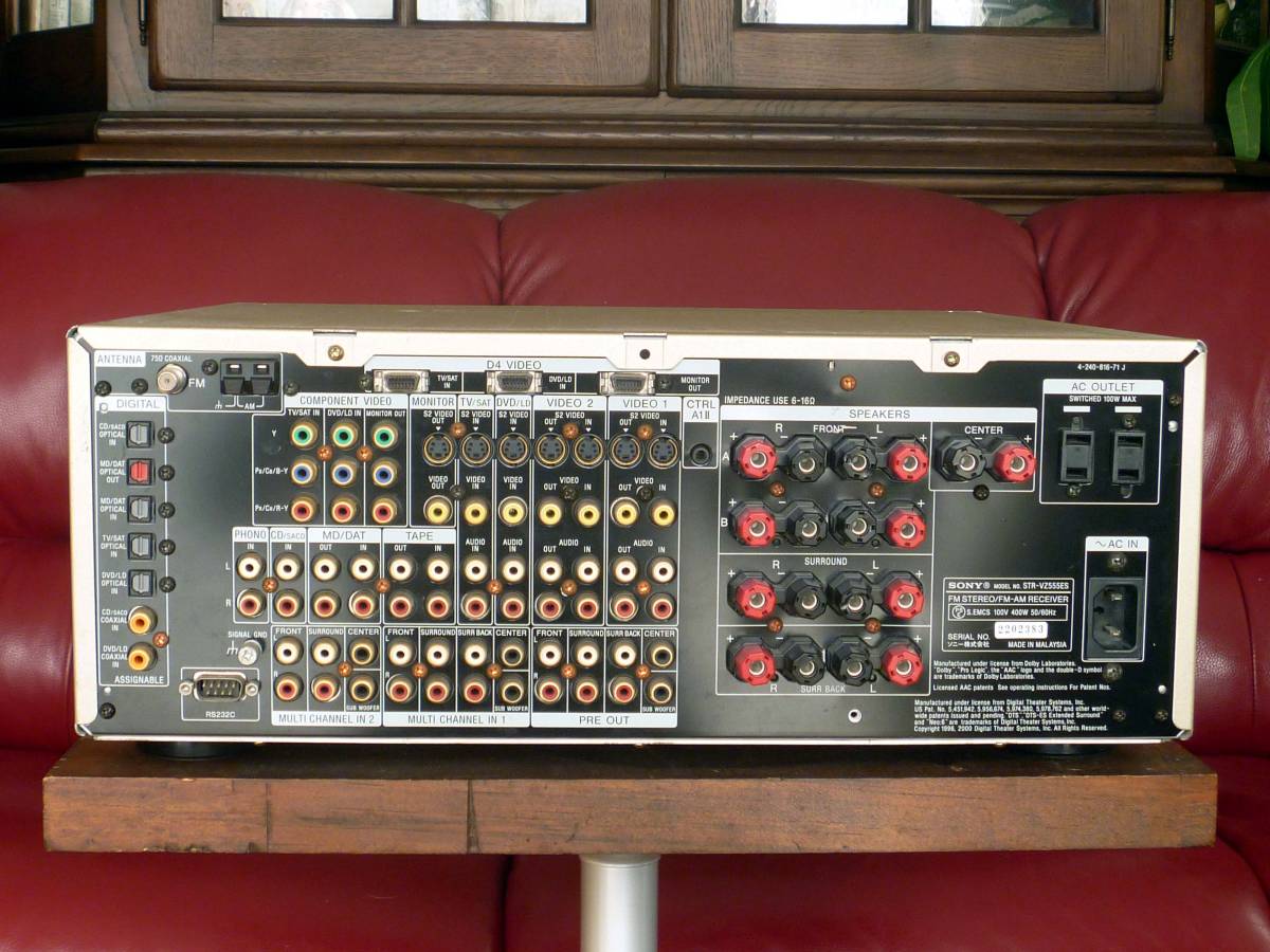 SONY AV Amplifier STR-VZ555ES - Japanese Audio&Acoustic&Book