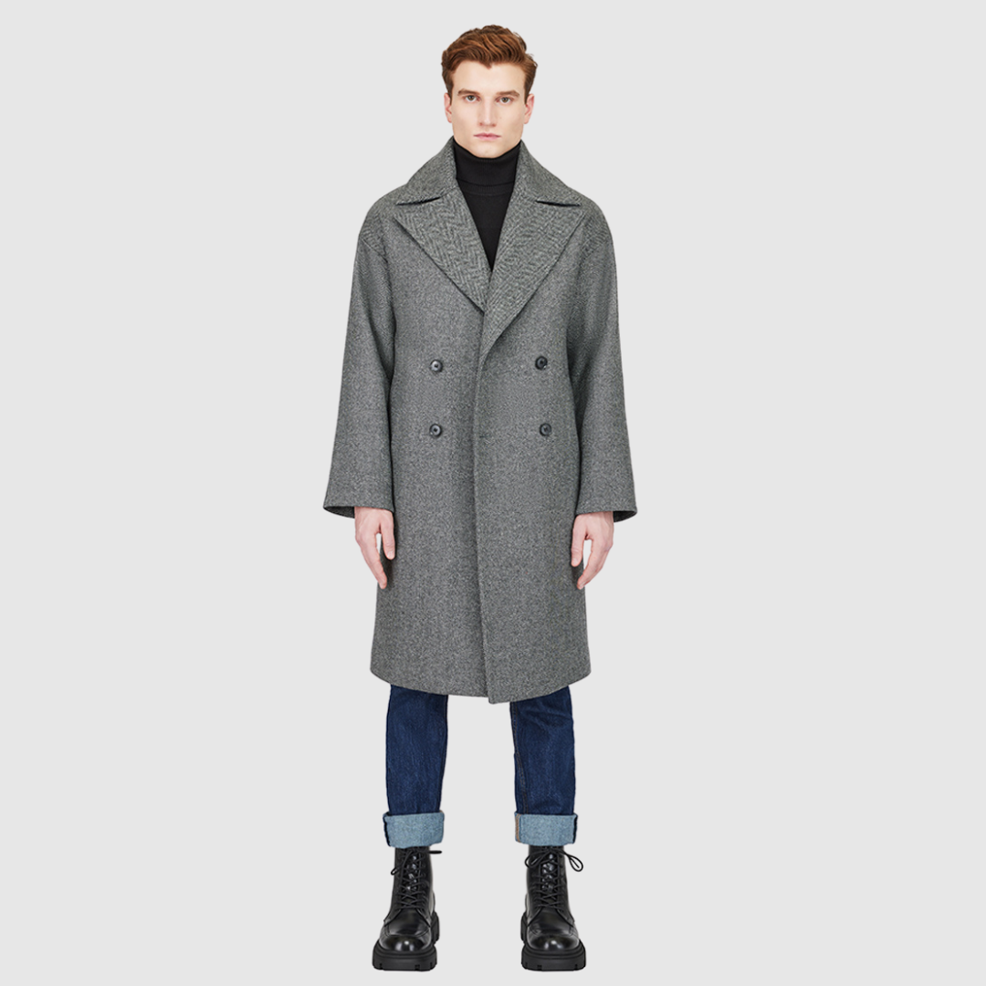 Men's James Herringbone Wool Cashmere Jacket – HiSO