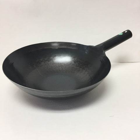 YAMADA KOGYO HAMMERED CHINESE WOK SINGLE HANDLE THICKNESS 1.2MM
