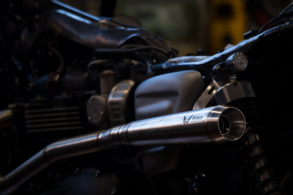 Triumph T100 - Full System – High Mount (Cone) – Hitchcox Motorcycles